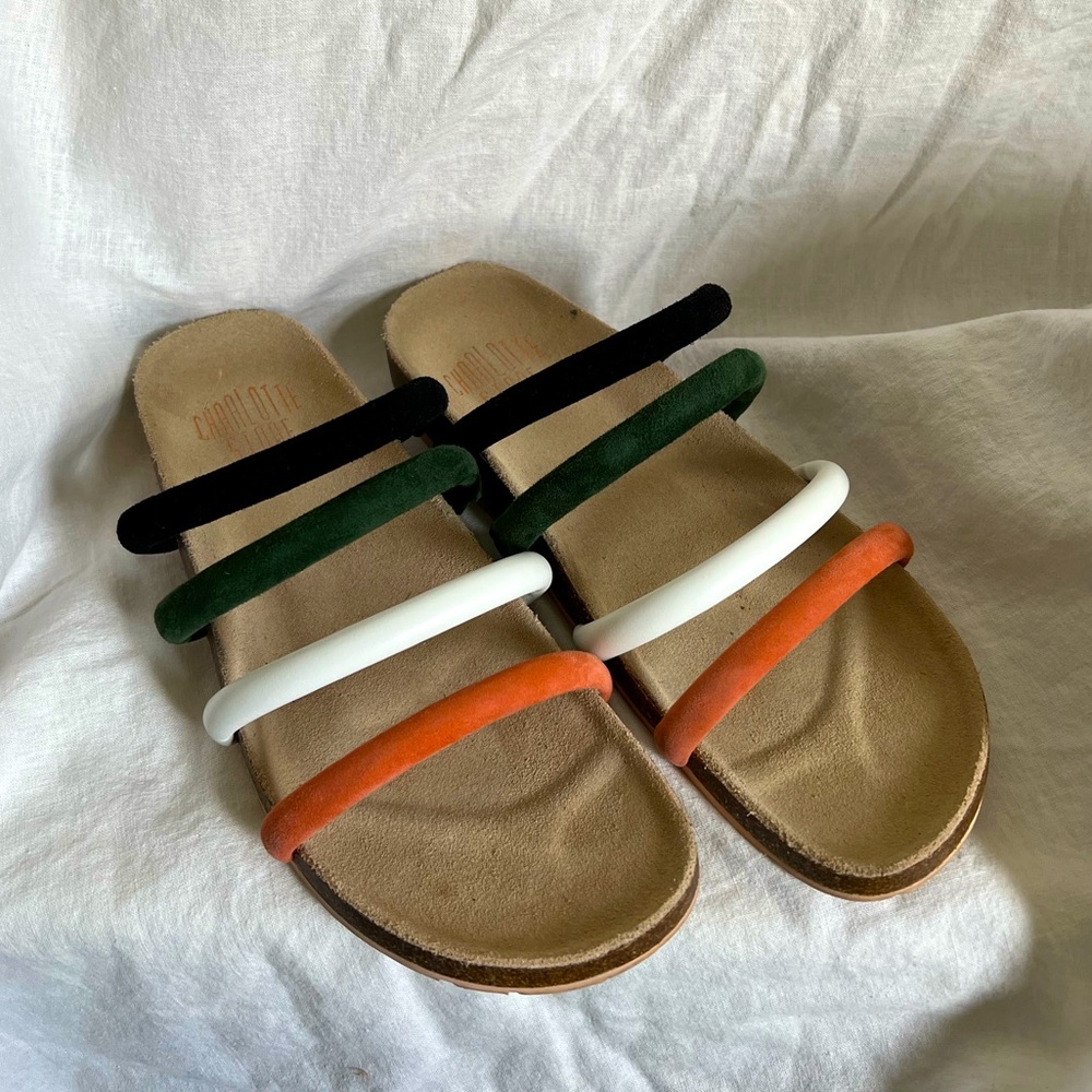 Charlotte Stone Gloria slides size 9